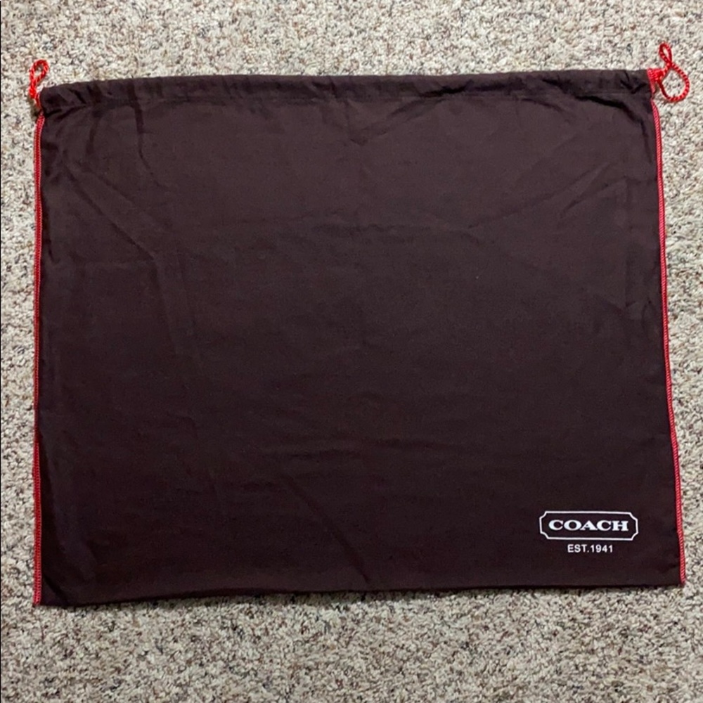 Coach dust bag